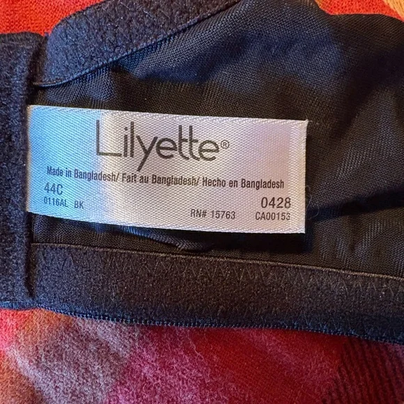 Lilyette Black and White Lace Bras - Picture 3 of 4